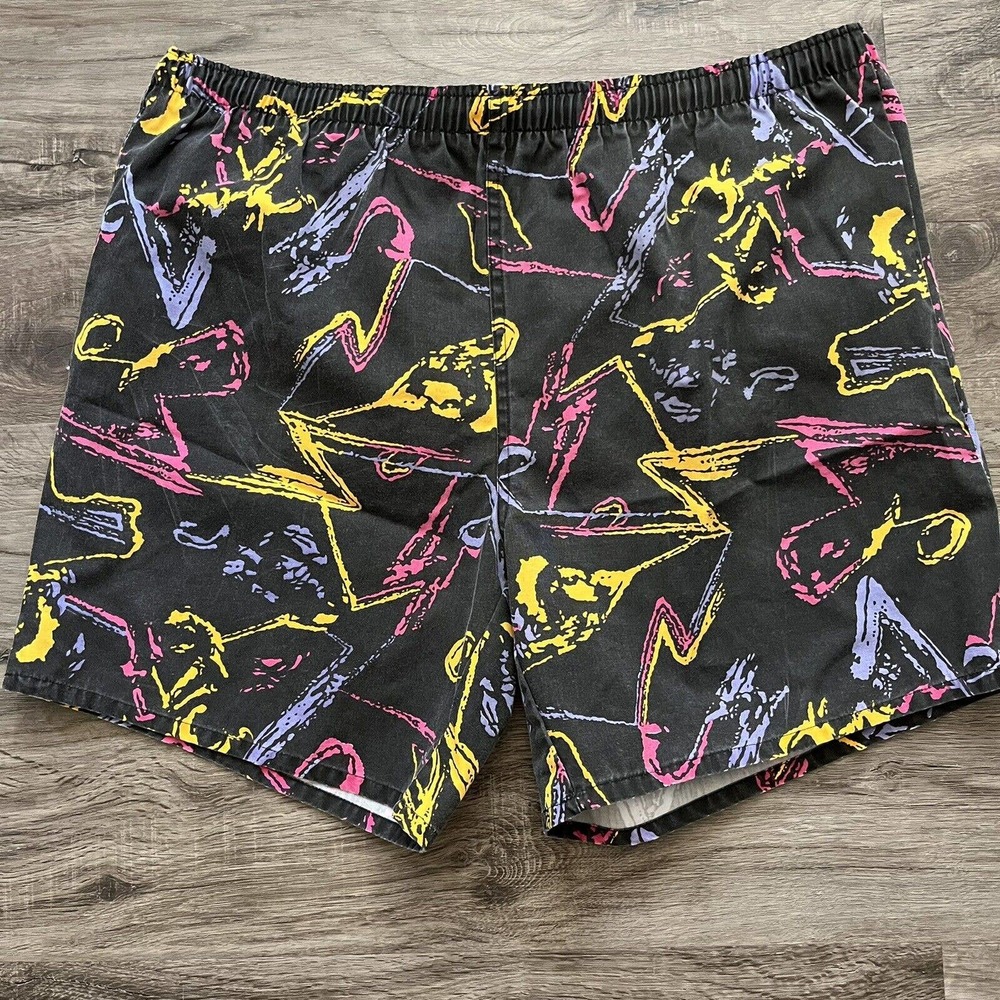 Angel Light Retro Funky Vintage Swim Truck Shorts XL